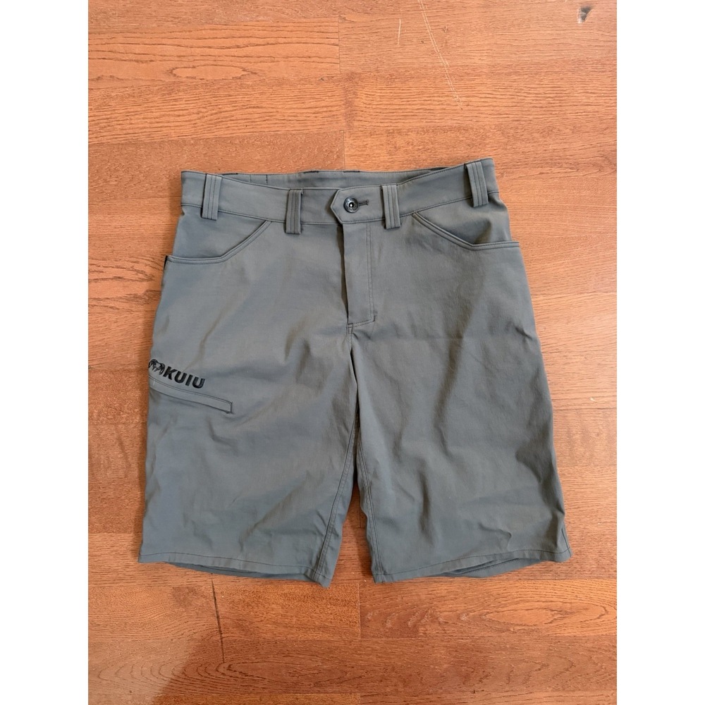 KUIU Shorts Mens 34 Gray Switchback Technical Hiking Hunting Outdoor Performance